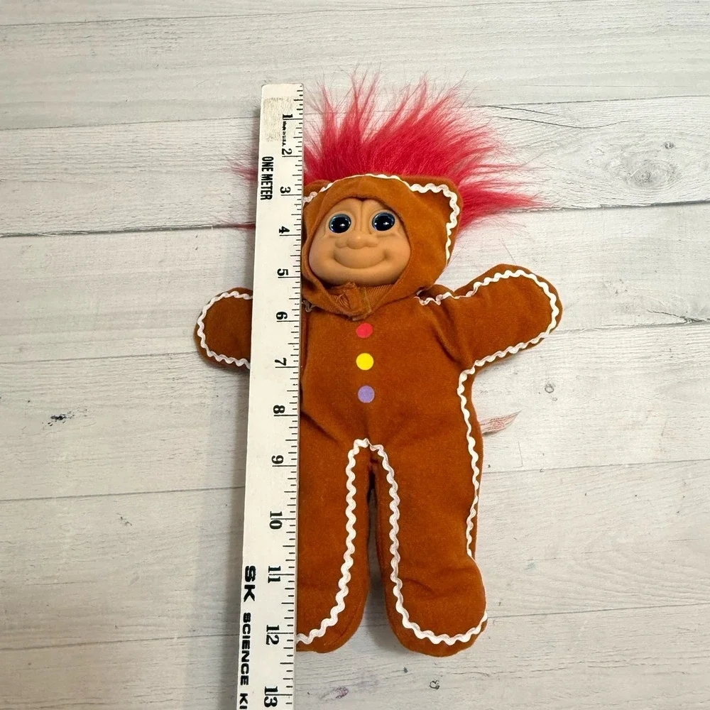 RUSS Troll Gingerbread‎ Man Plush Doll 10